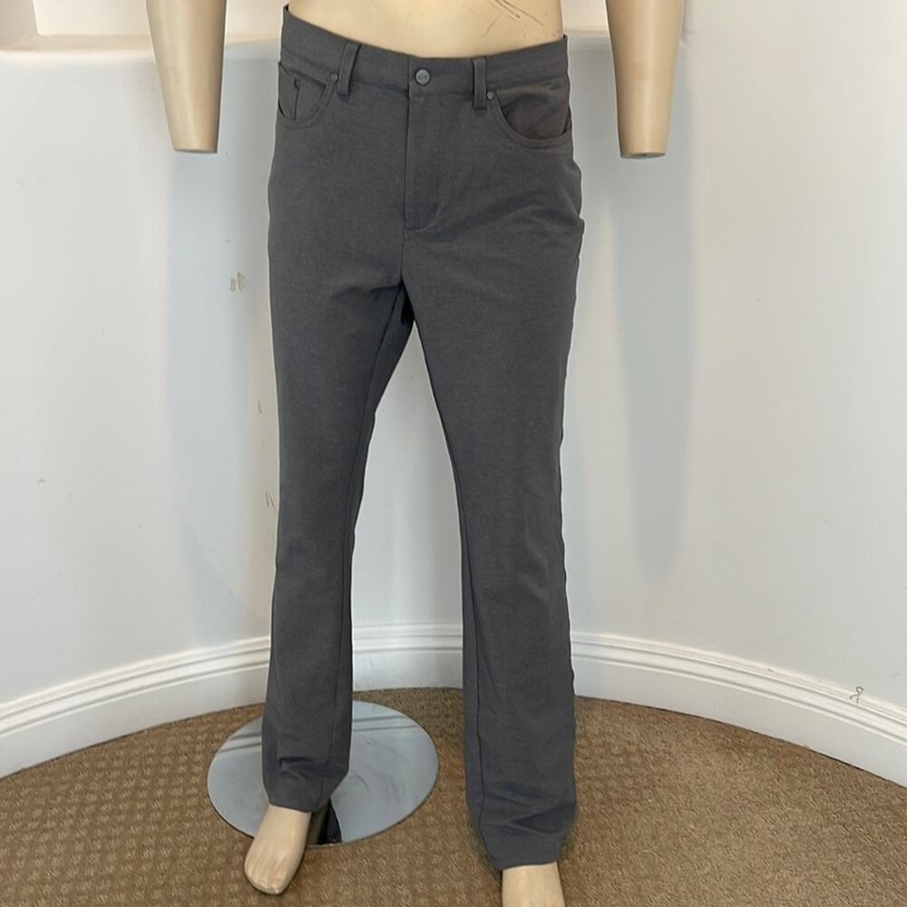 SHARK Men's Casual Stretch Pants Gray Size 34